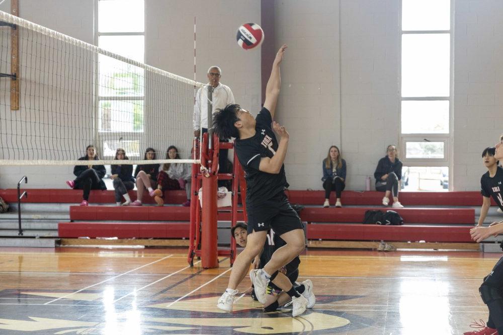 Knox Boys Volleyball Action Photo